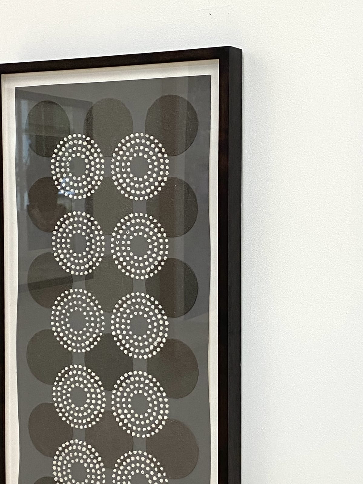 Eleanor White, Untitled (Black/White Dots), 2017