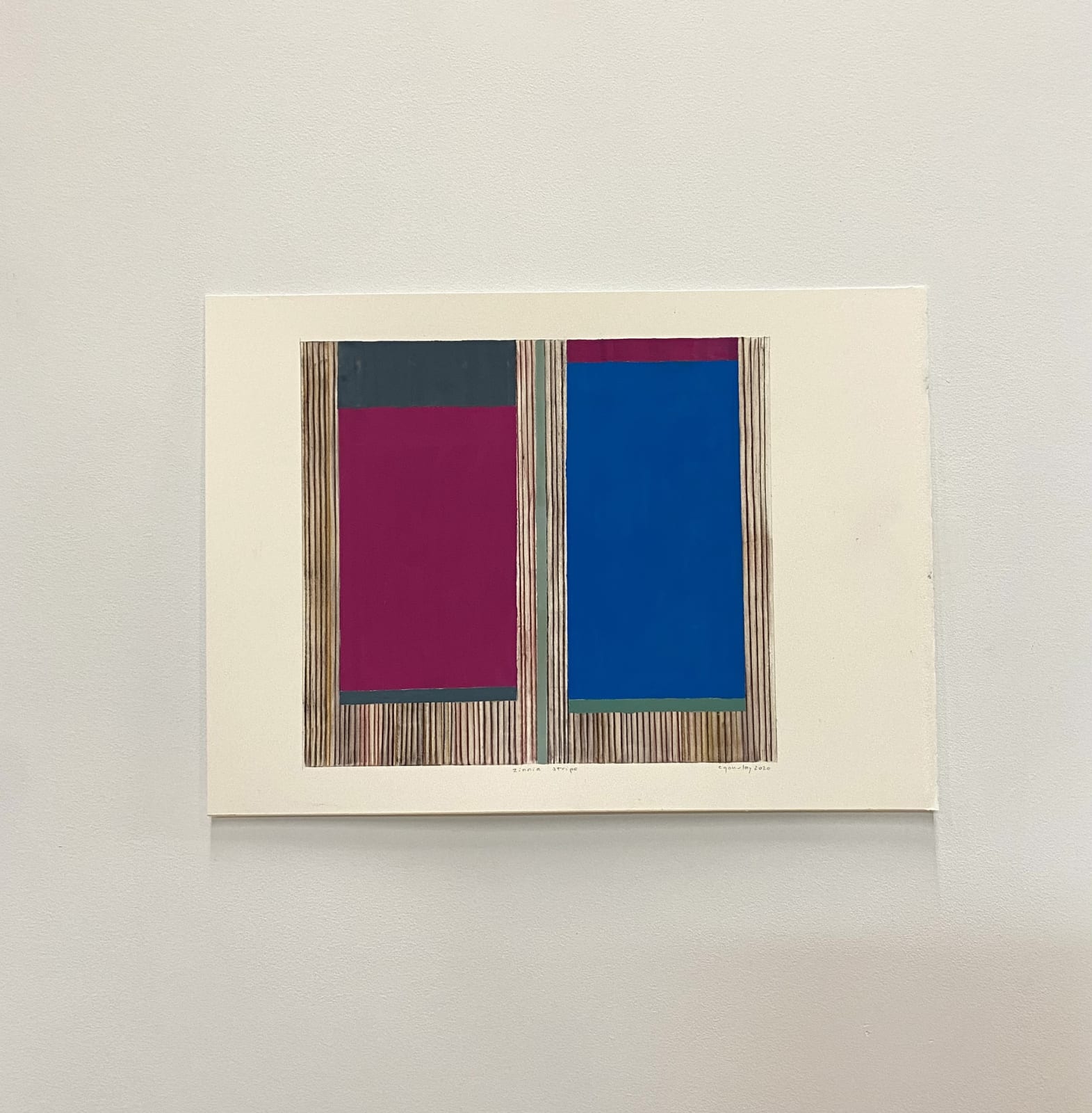 Elizabeth Gourlay (estate), Zinnia stripe, 2020