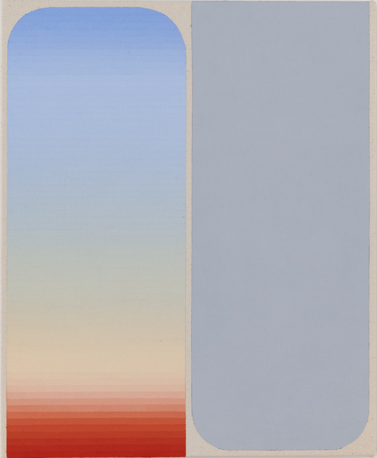 Audrey Stone, Half the Sky, Gray, 2019