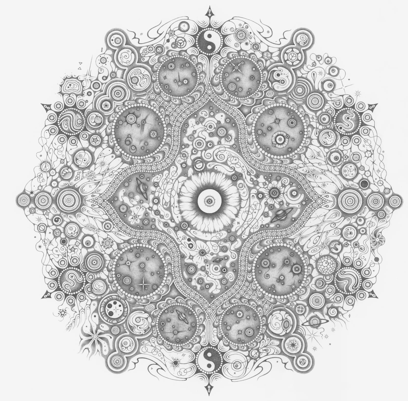 Michiyo Ihara, Snowflakes #152 "Trance-Fusion", 2016