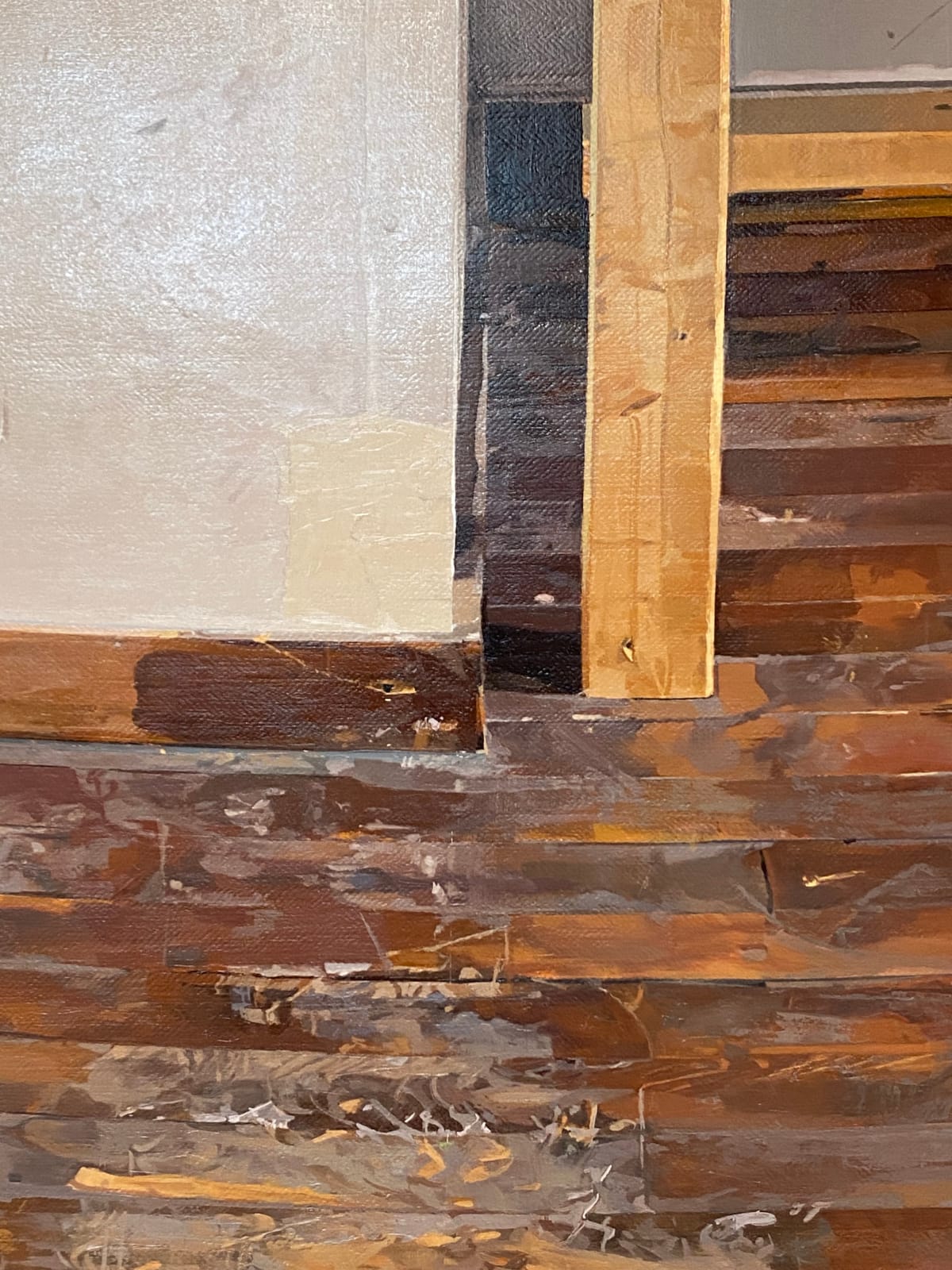 Brett Eberhardt, Studio Corner and Floor, 2018-'20