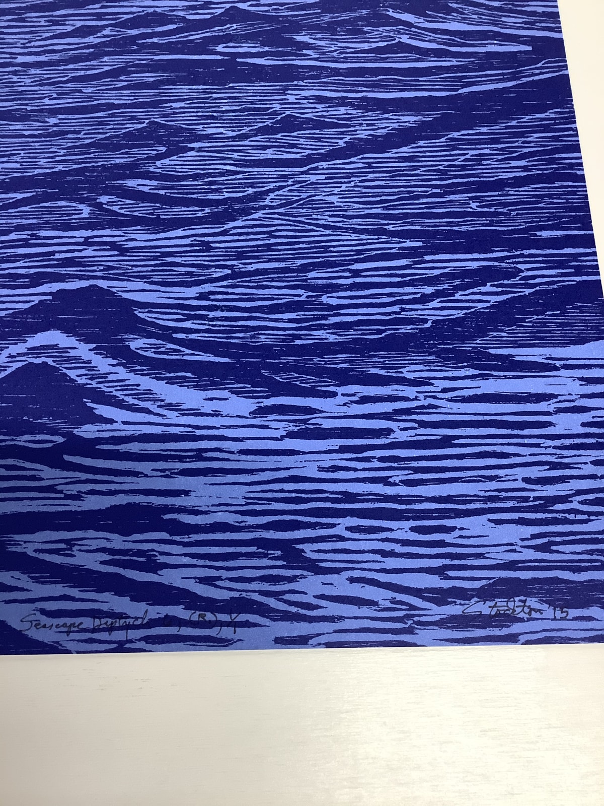 Eve Stockton, Seascape Diptych 6, 2015