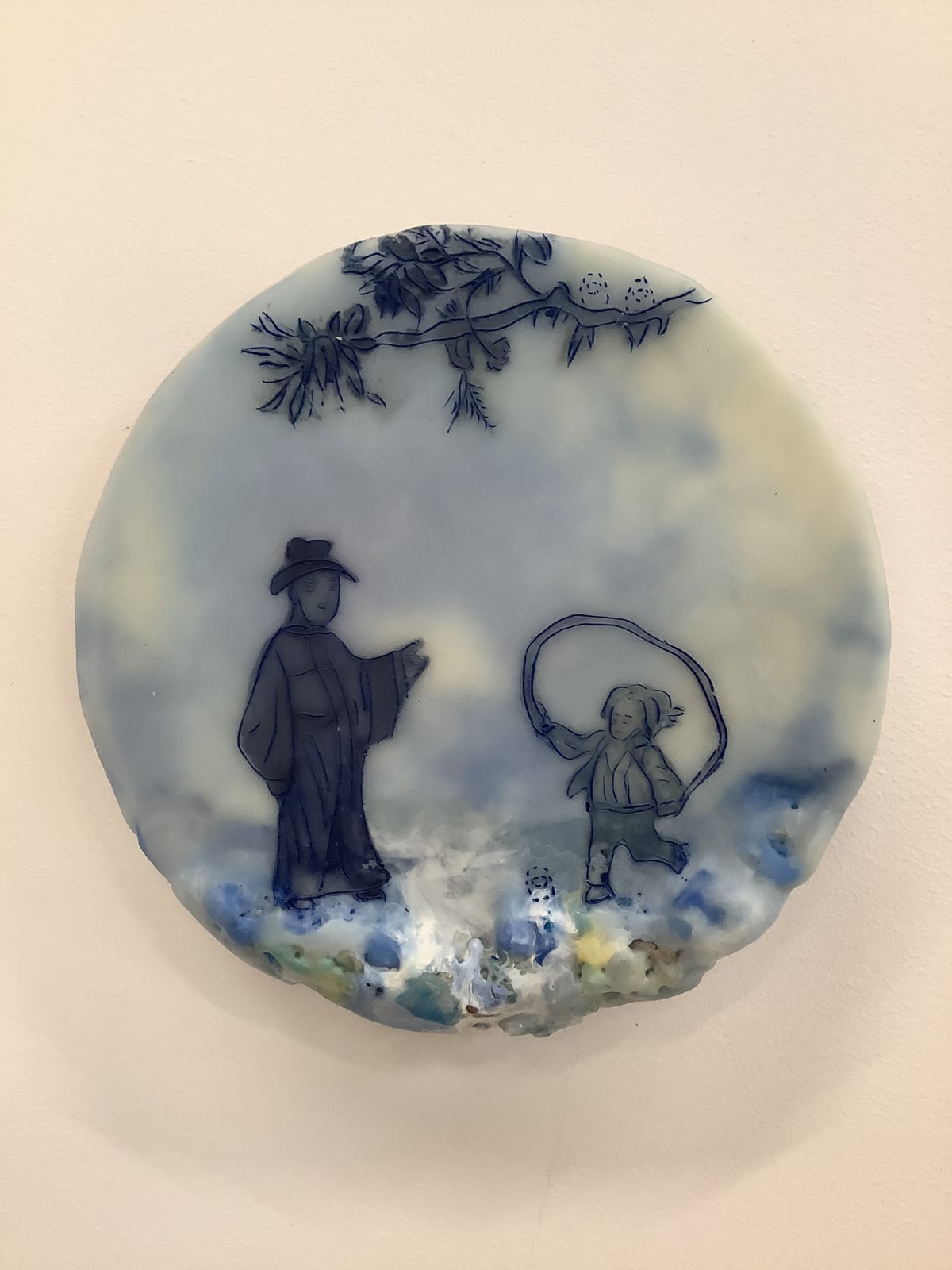 Cecile Chong, Jump In (in blue), 2019