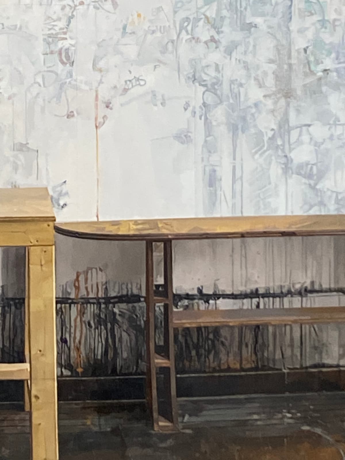 Brett Eberhardt, Two Tables, 2016-'17