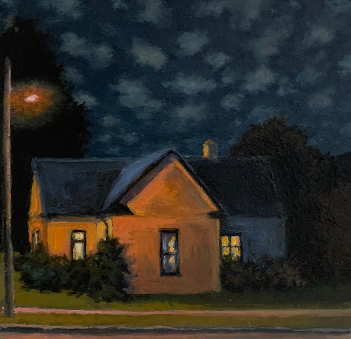 Sally Maca, Altocumulus at Night, 2019