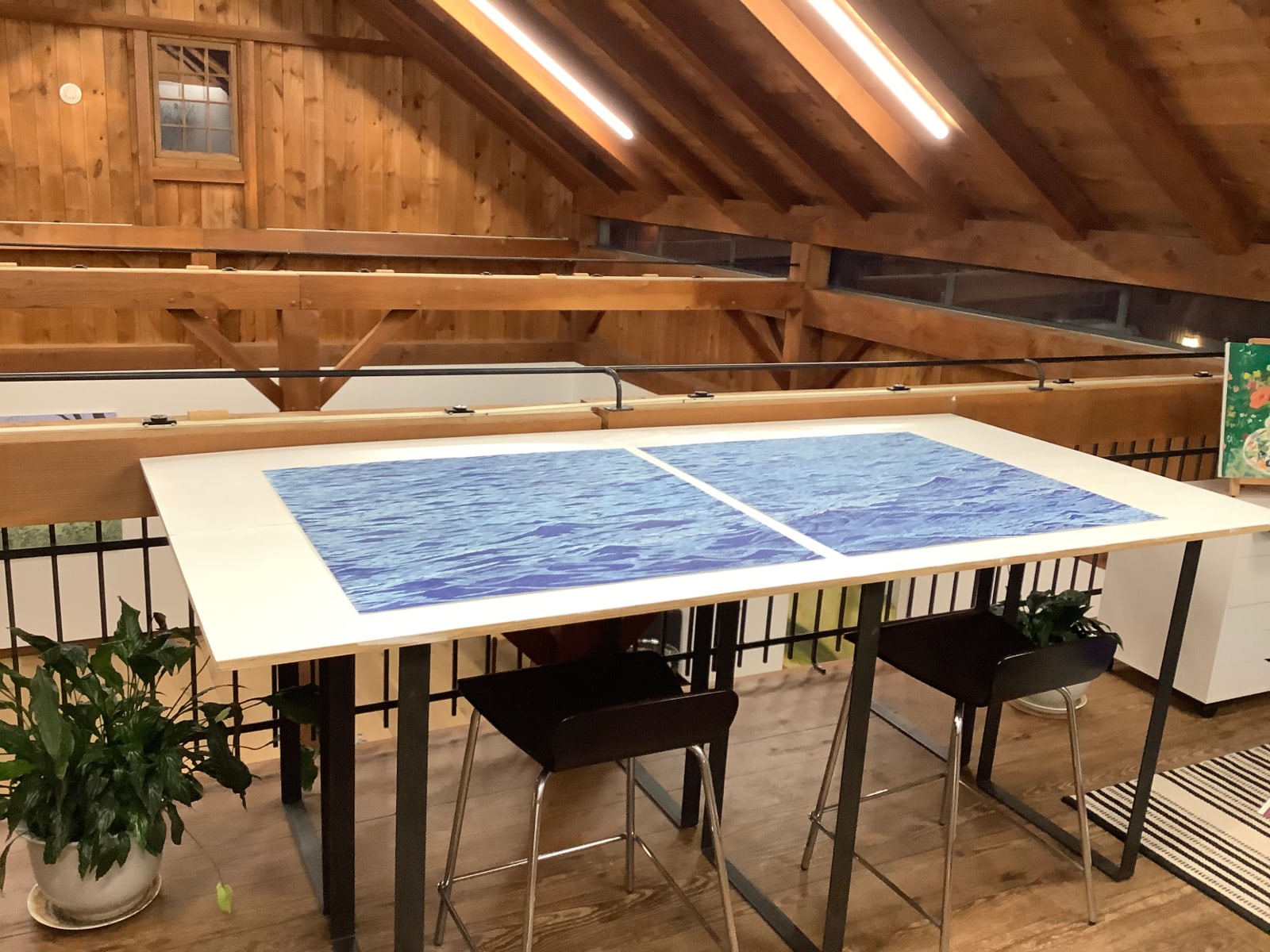 Eve Stockton, Seascape Diptych 19, 2019