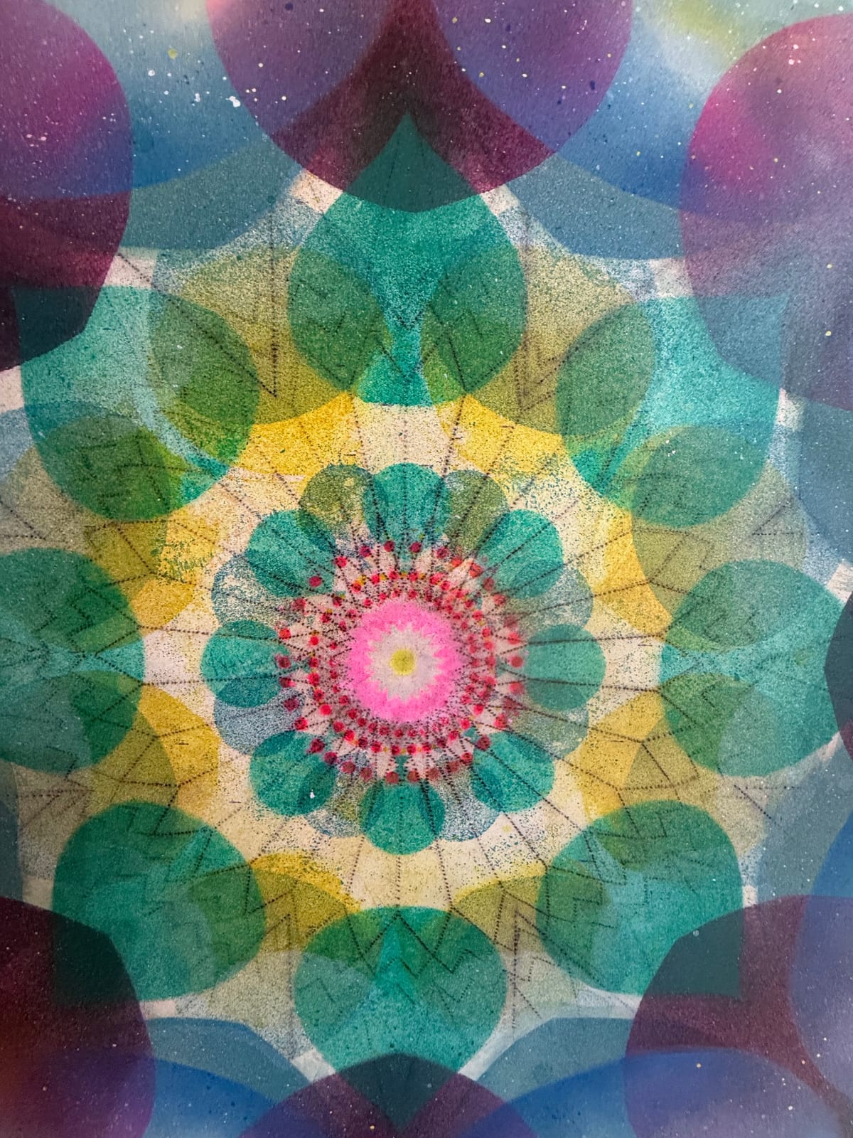 Mary Judge, Kaleidoscope Pop Green Blend, 2025