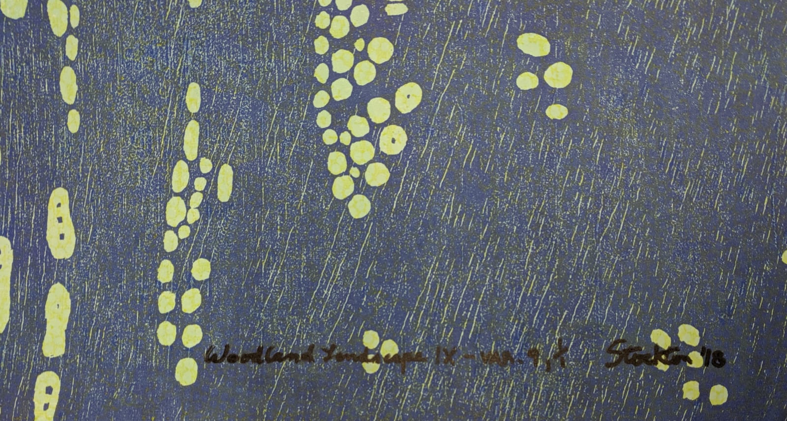 Eve Stockton, Woodland Landscape IX variation 9, 2018