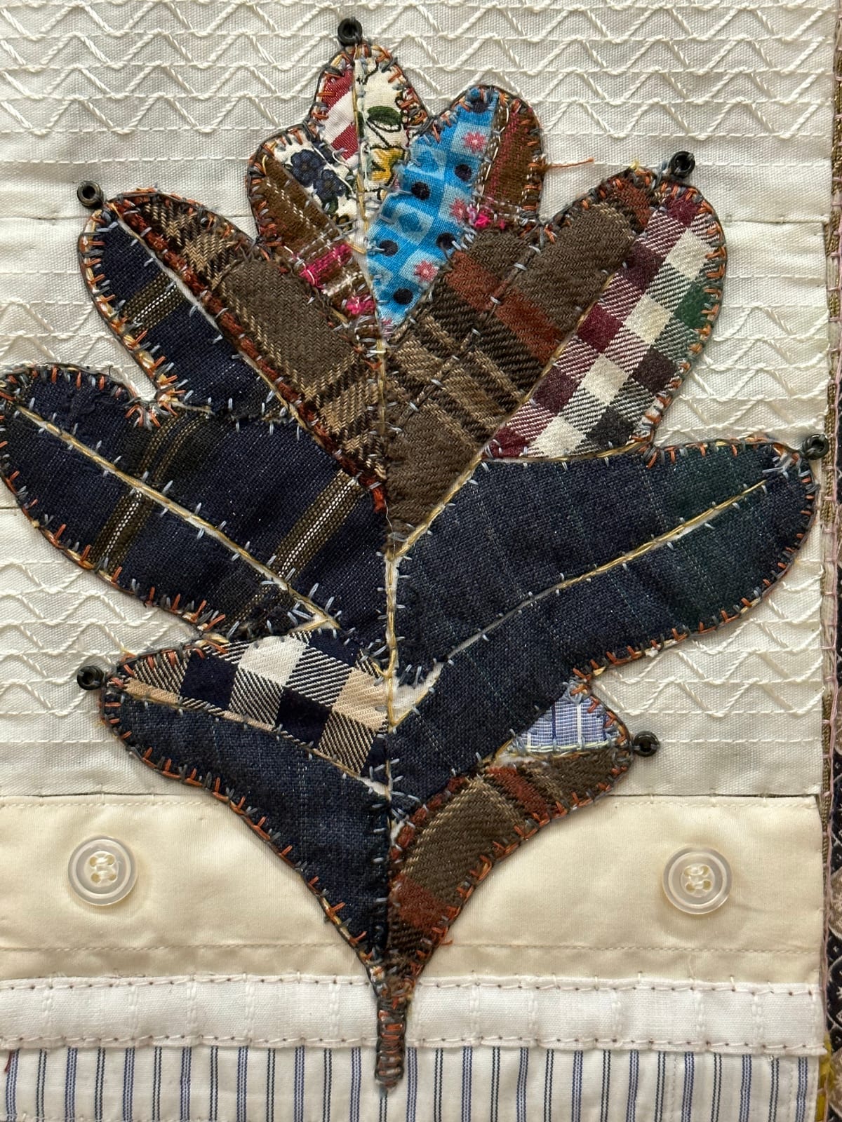Donna Sharrett, Tailored Herbaria: Quercus alba: Pocantico River Watershed (2023 #3), 2023
