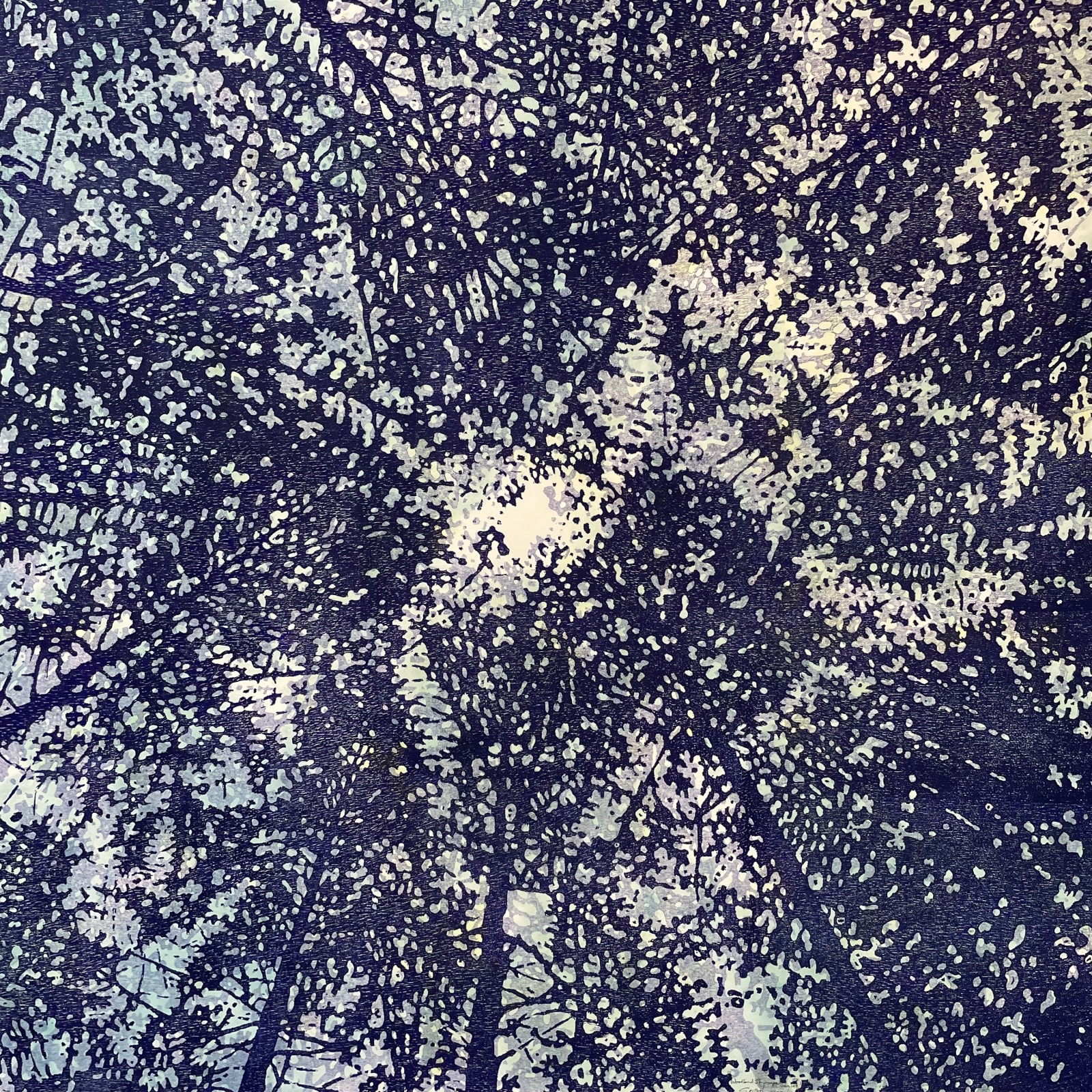 Eve Stockton, Woodland Skyscape variation 148, 2023