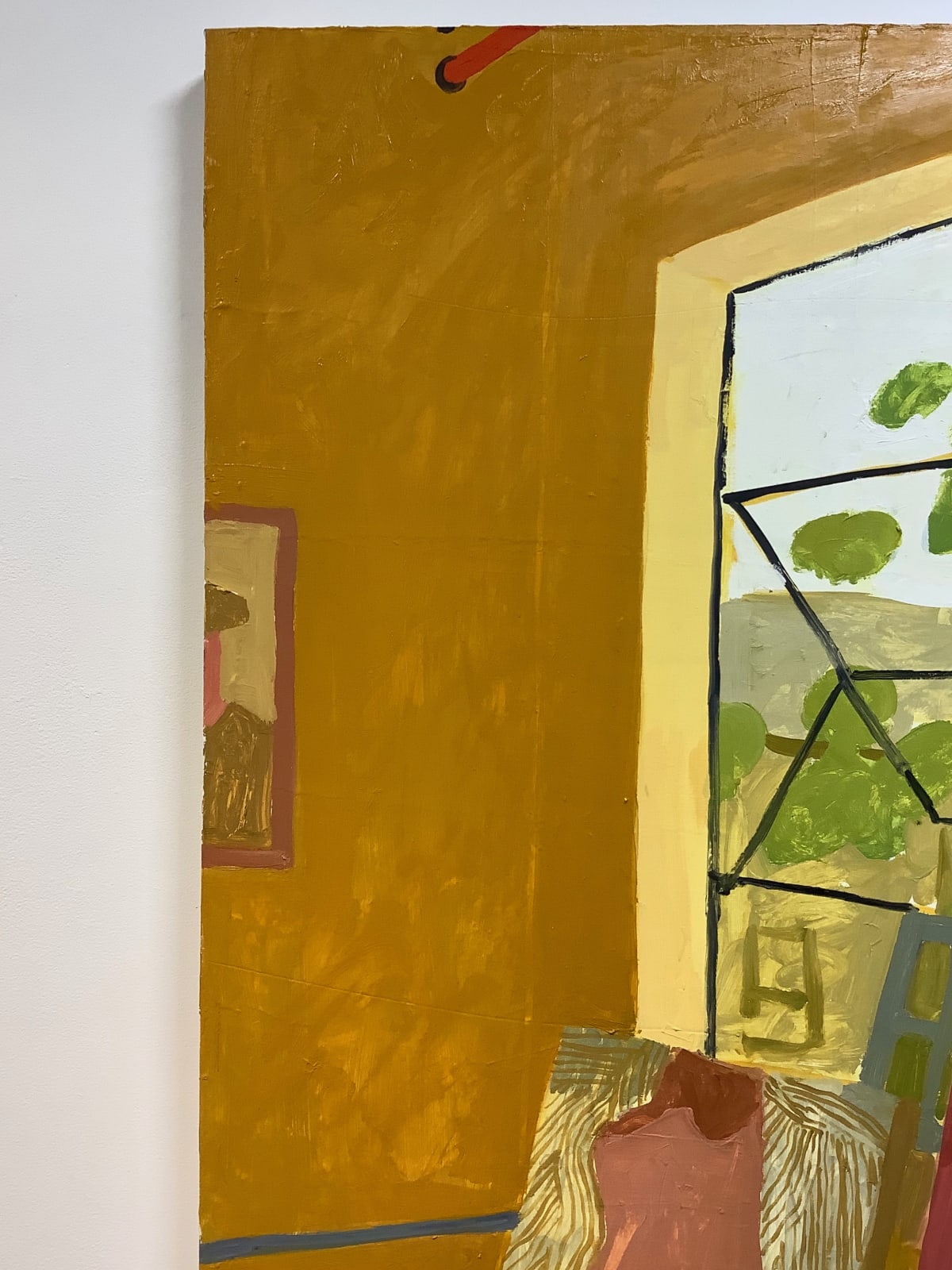 Sophie Treppendahl, Gold Studio Window, 2020