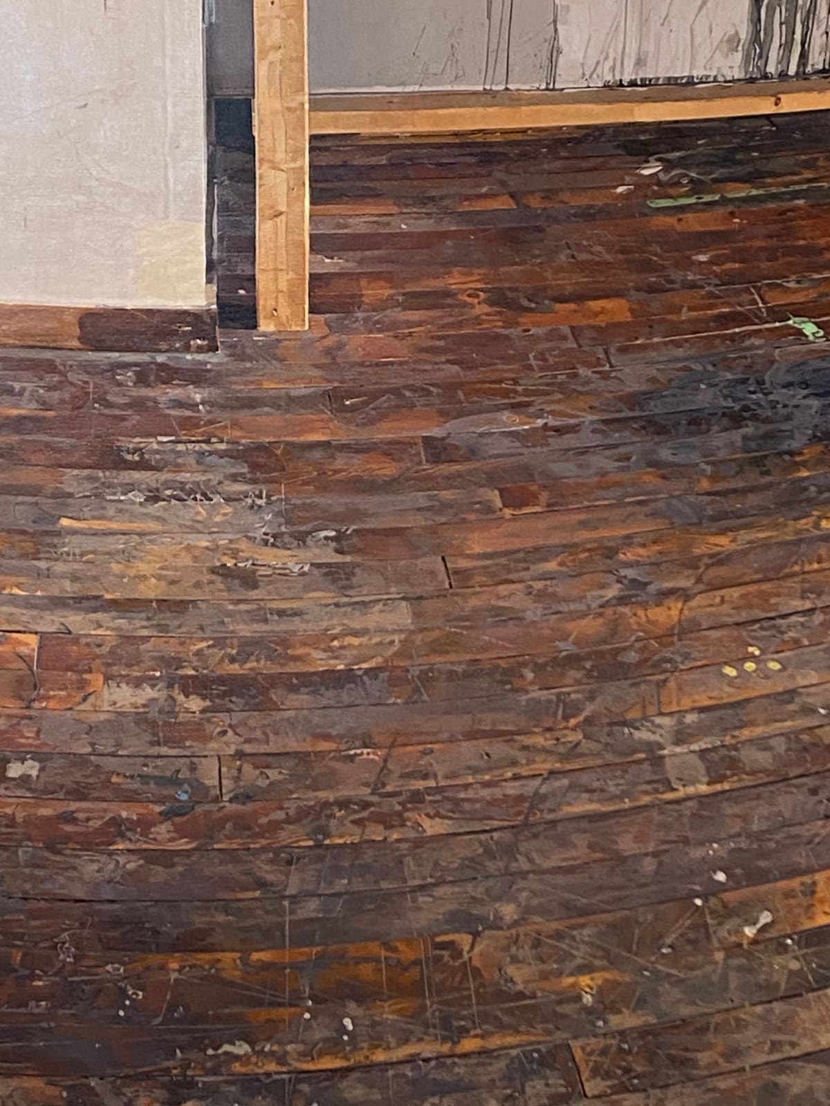 Brett Eberhardt, Studio Corner and Floor, 2018-'20