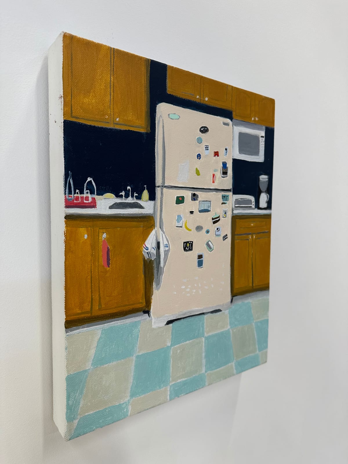 Polly Shindler, Peach Refrigerator, 2021