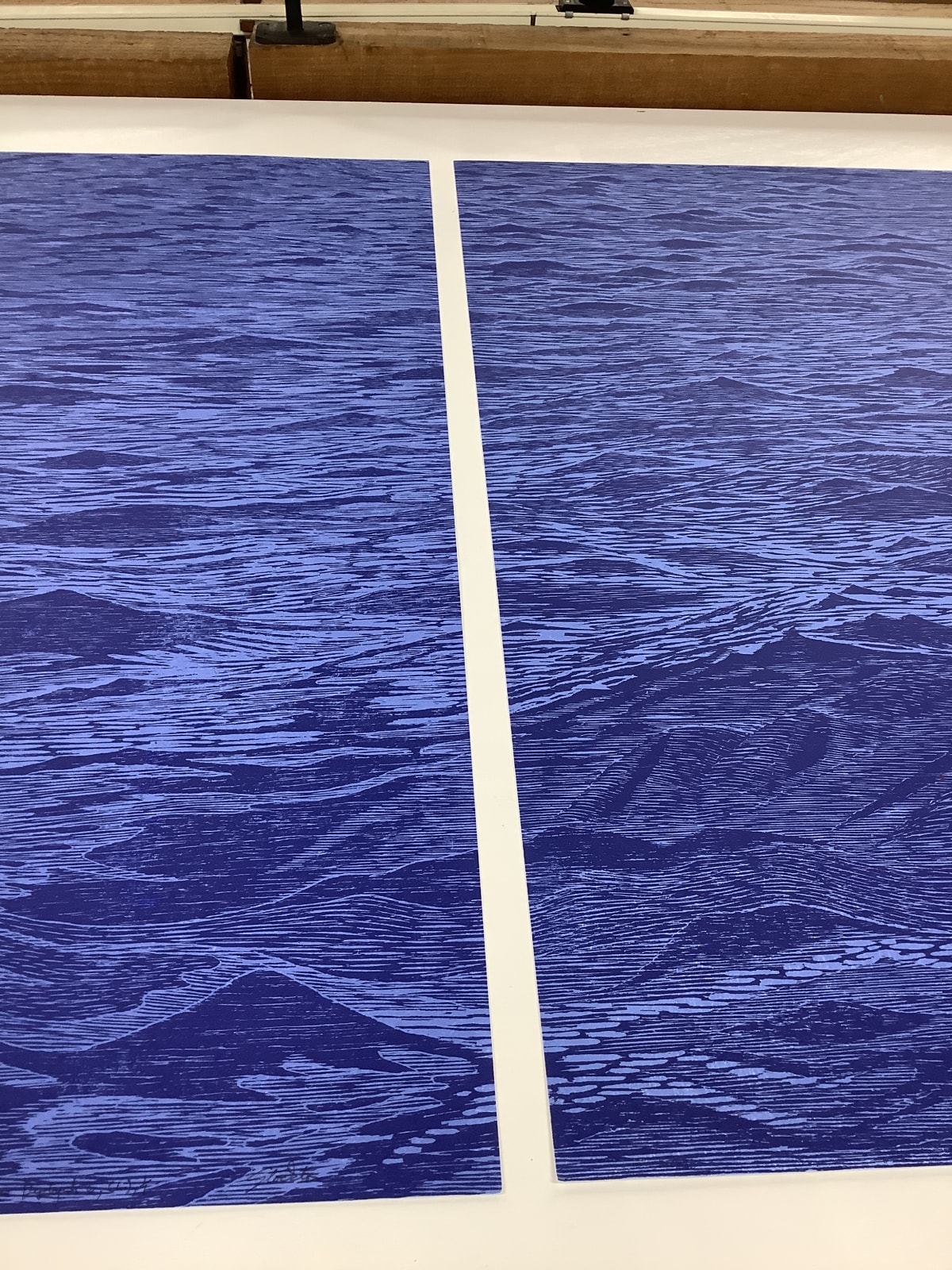 Eve Stockton, Seascape Diptych 6, 2015
