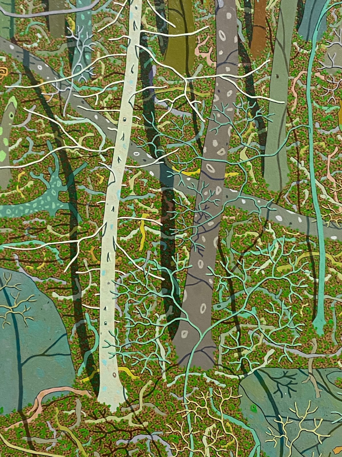 Gregory Hennen, Bleached Cedar March Wyatt Mt, 2022