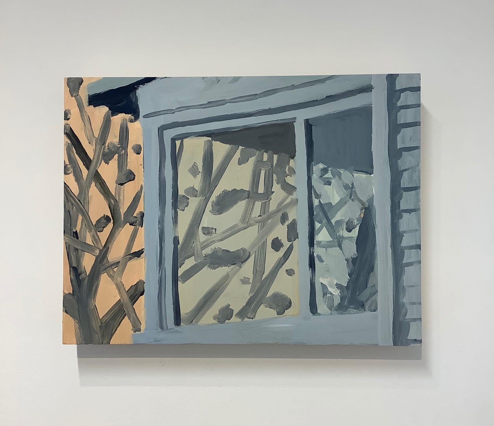 Sophie Treppendahl, Corsicana Window Study, Pink Sky, 2019