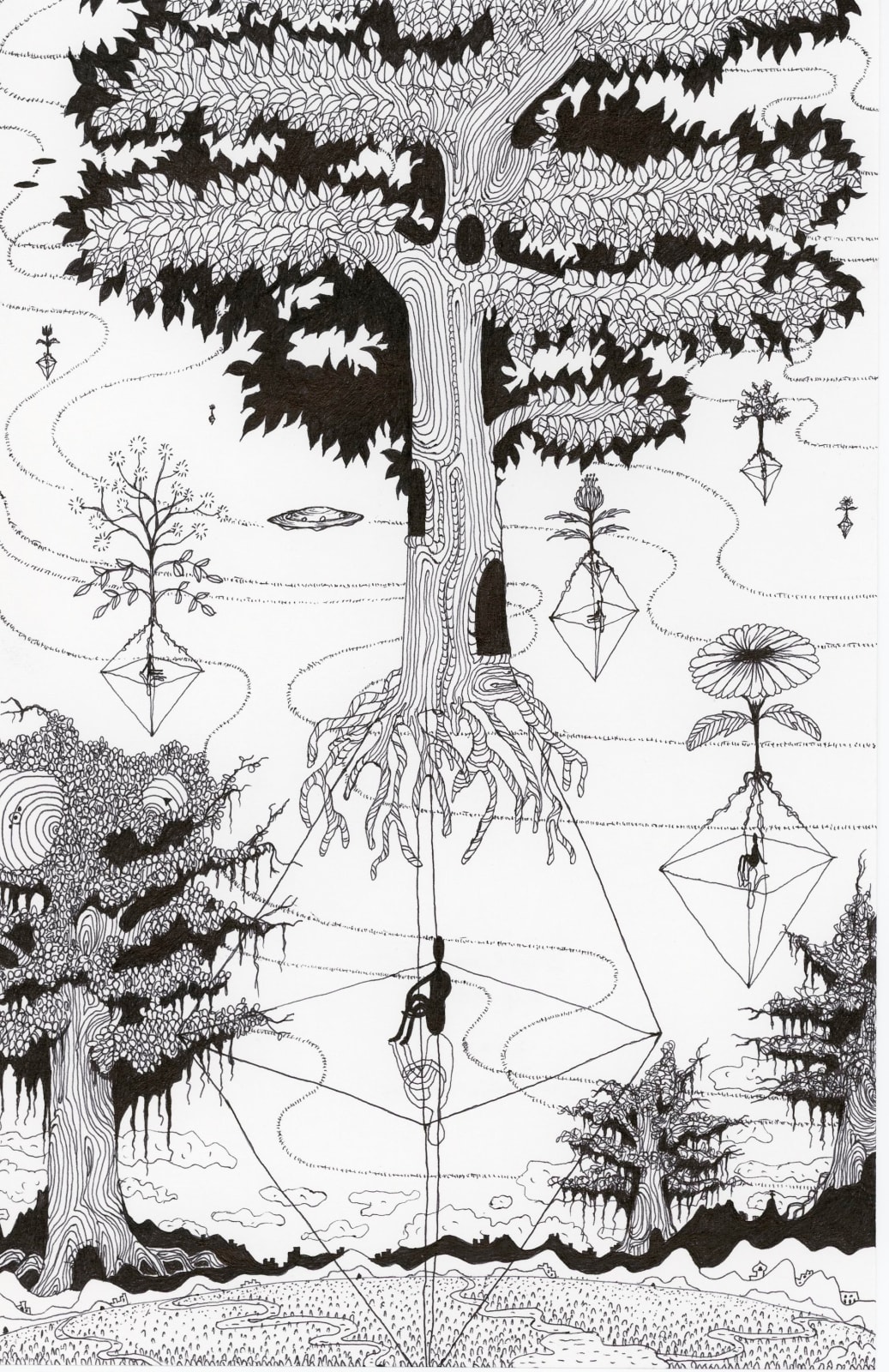 Michiyo Ihara, Soul Flowers #26 "My axis", 2024