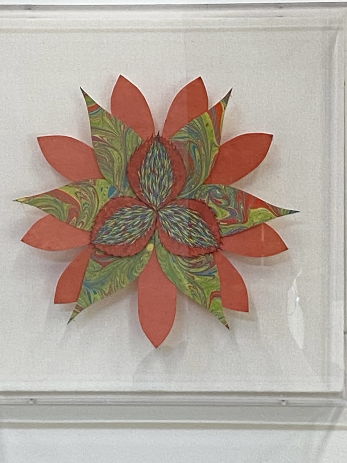 Jill Parisi, Vermillion Thistle Star Flower, 2021