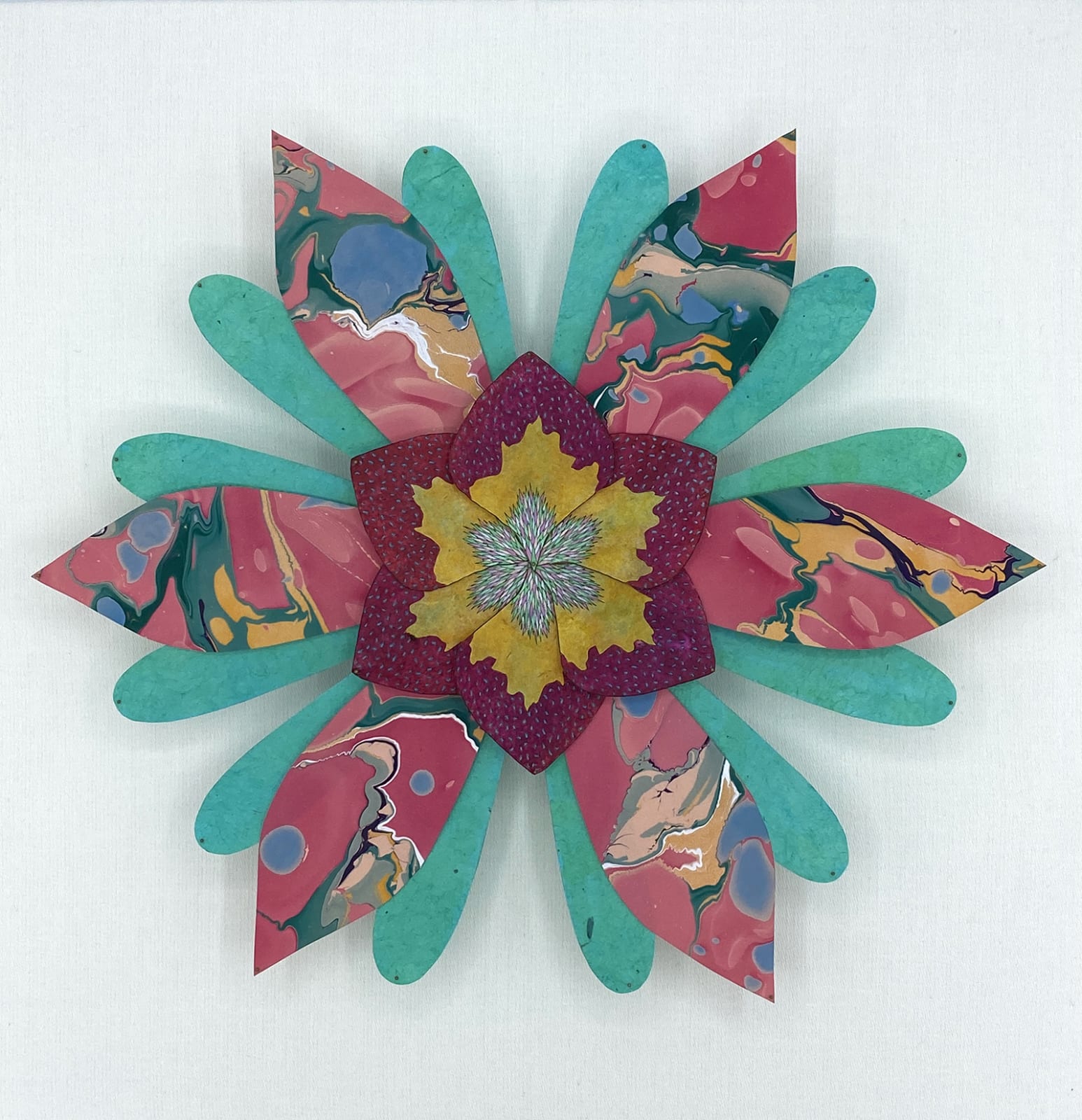 Jill Parisi, Paisleys and Thistles Star Flower, 2021