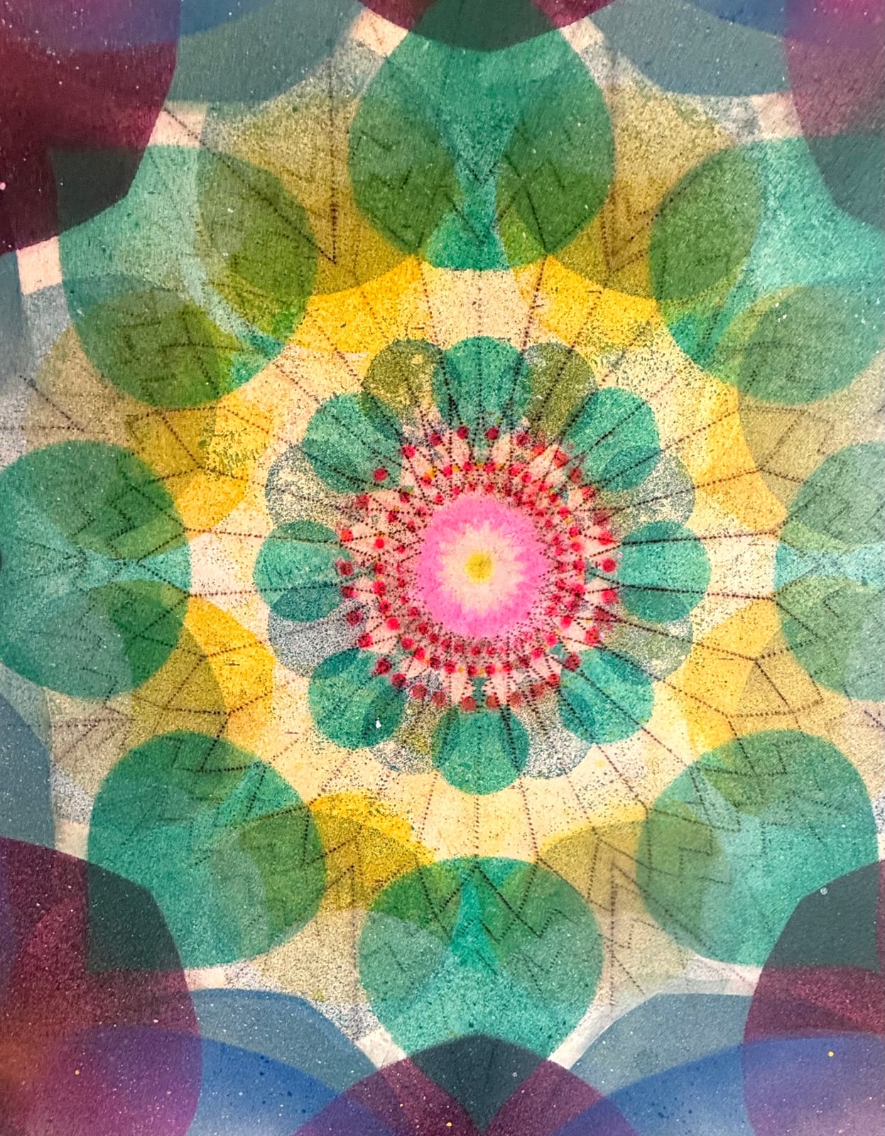 Mary Judge, Kaleidoscope Pop Green Blend, 2025