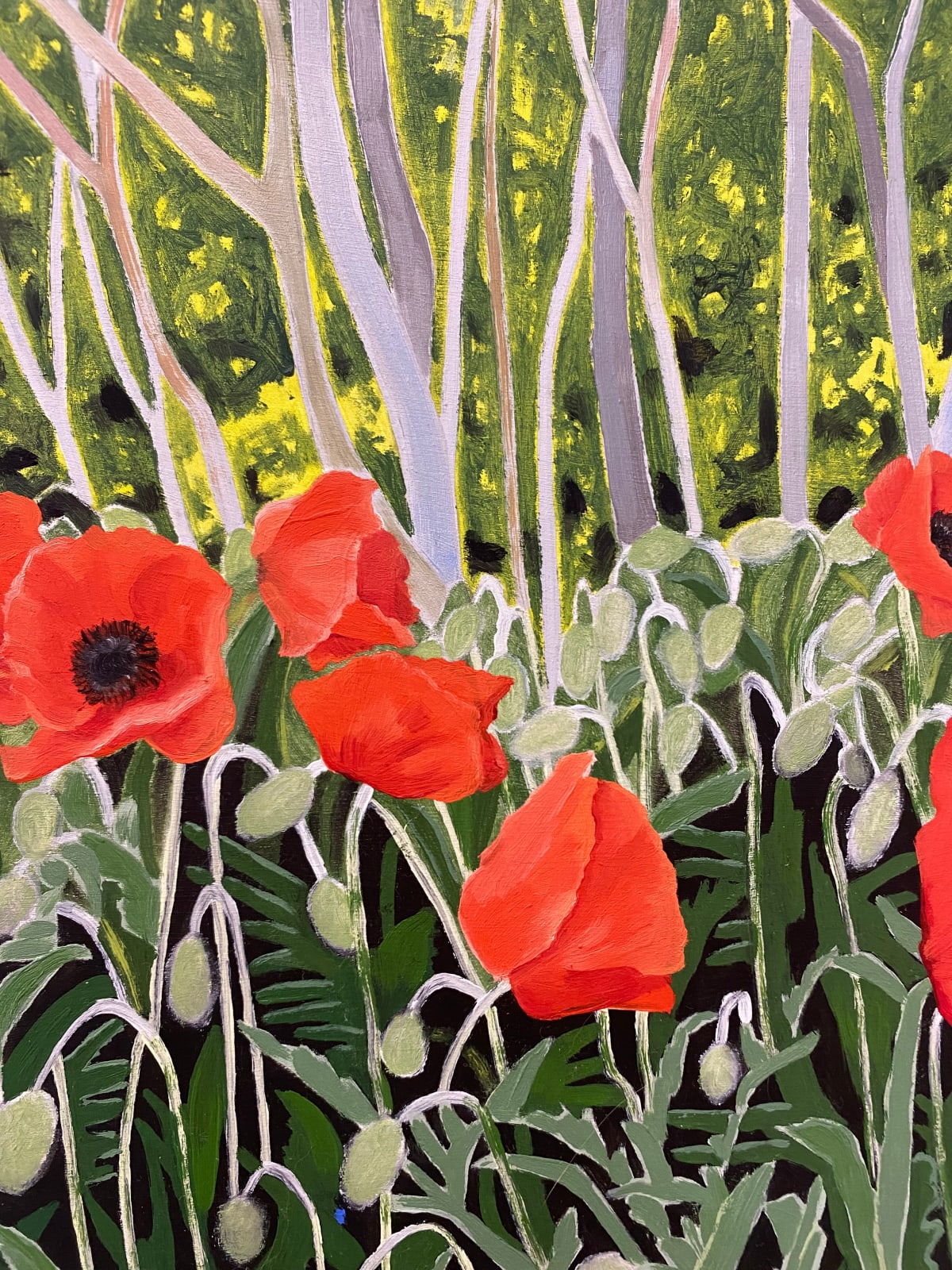 Amanda Acker, Post Office Poppies, 2021
