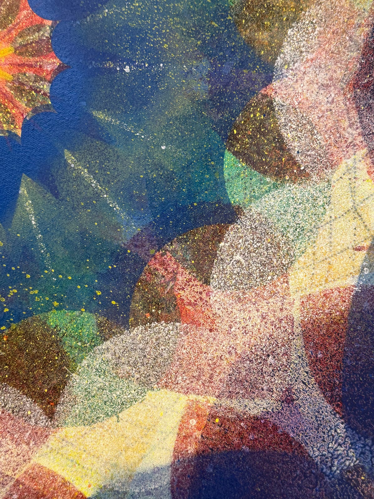 Mary Judge, Kaleidoscope Pop Blue Haze, 2025