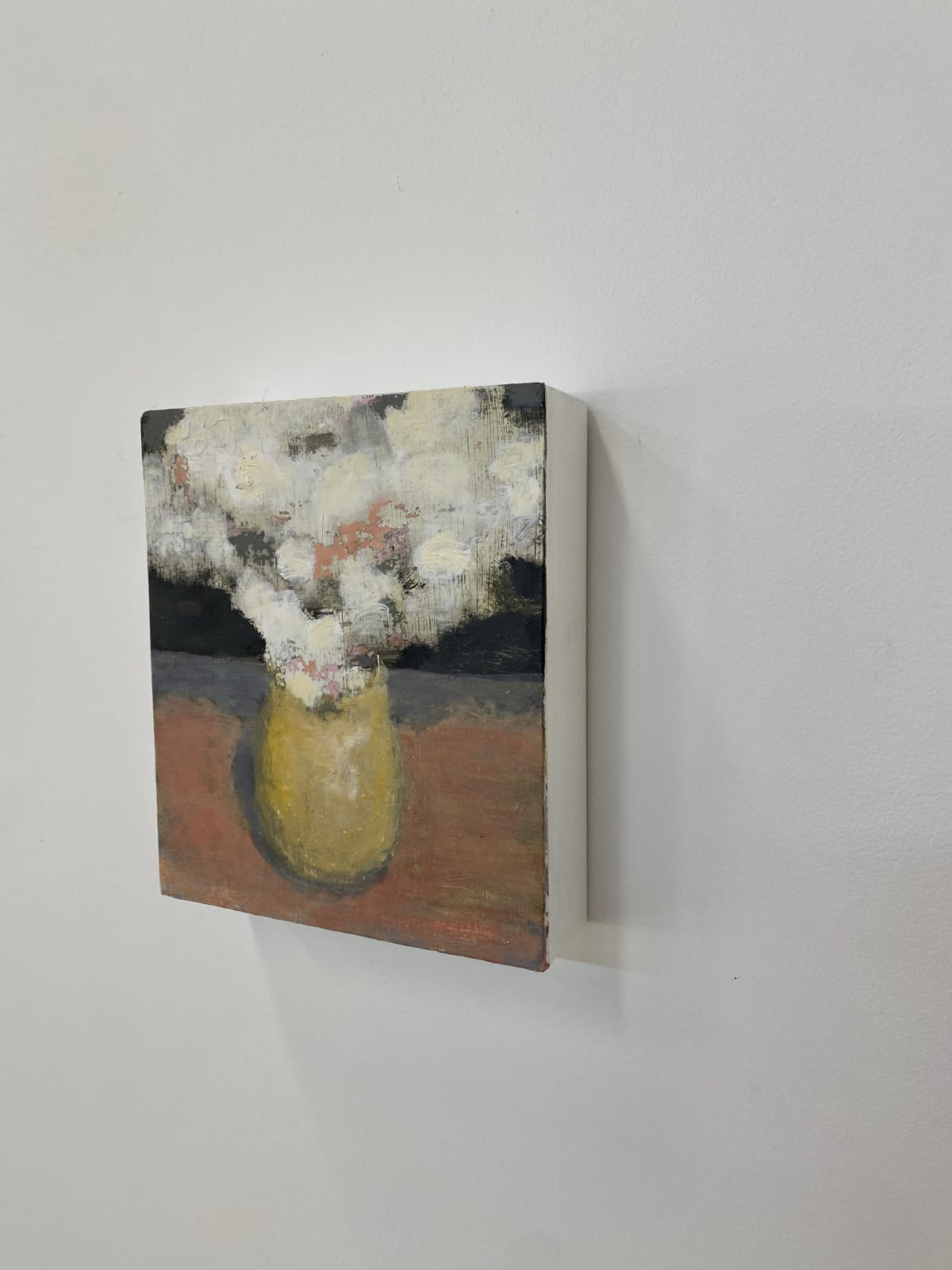 David Konigsberg, Bouquet In Yellow Vase, 2021