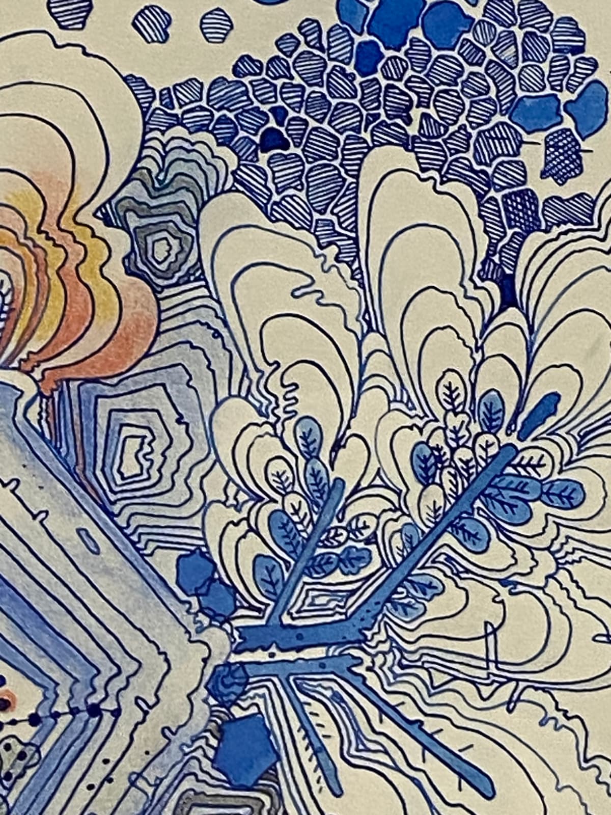 Sarah Morejohn, Snow Flora, Falling, 2020