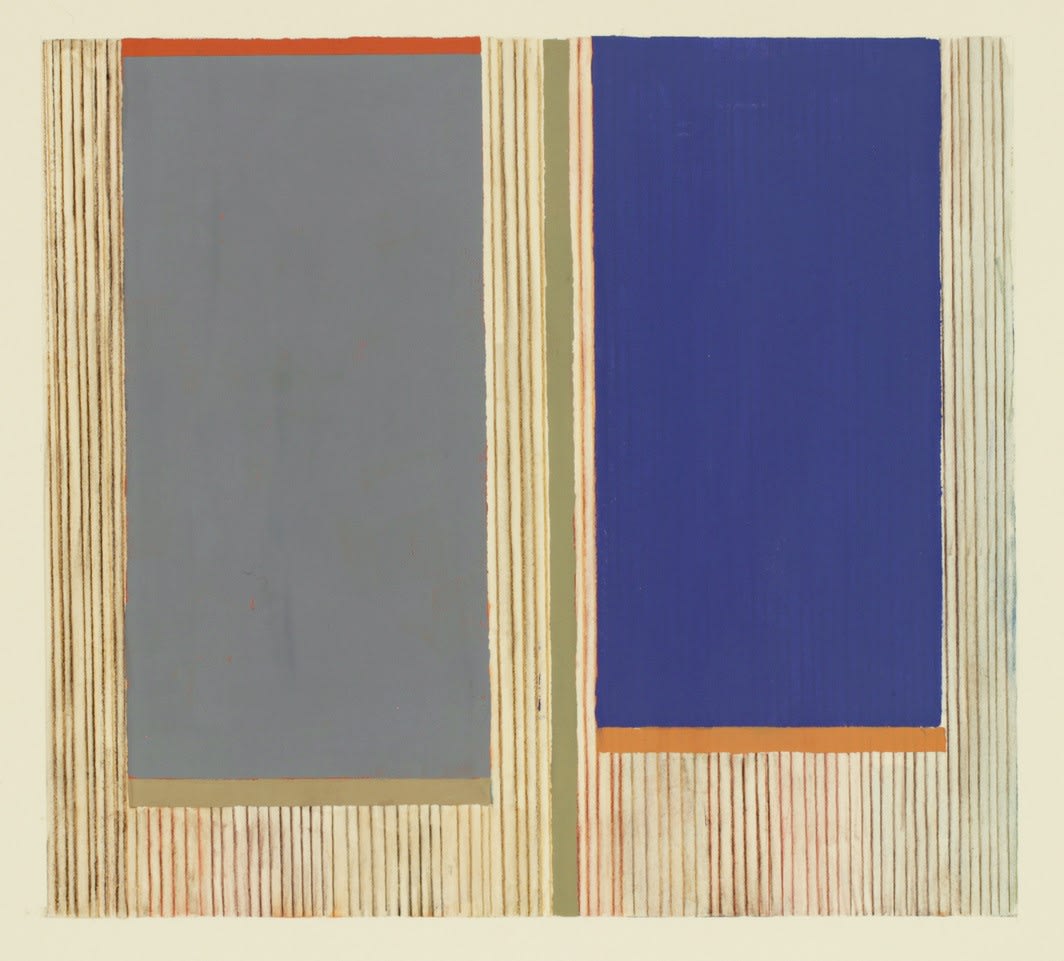 Elizabeth Gourlay (estate), Gray ultramarine, 2020