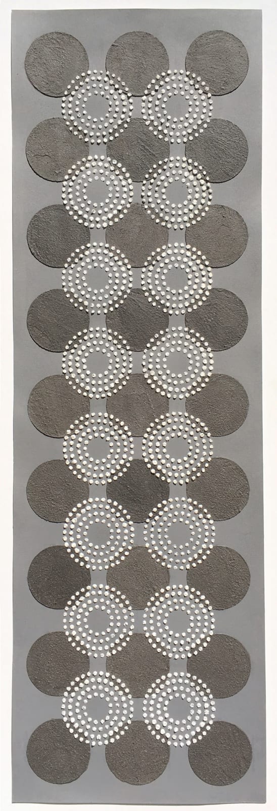 Eleanor White, Untitled (Black/White Dots), 2017