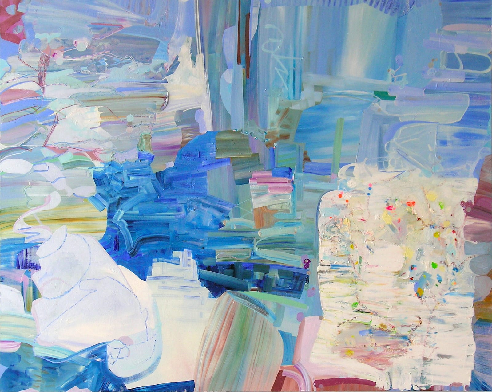 Josette Urso, Grass Blue Wild Flower, 2022