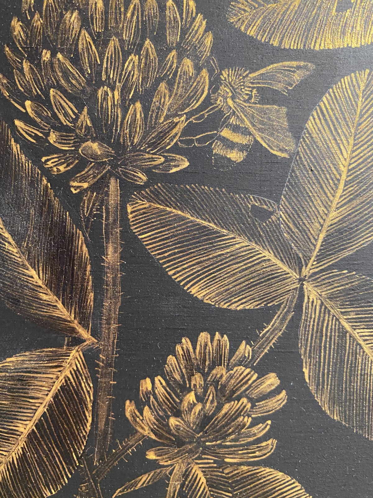 Margot Glass, Two Bees Diptych, 2020