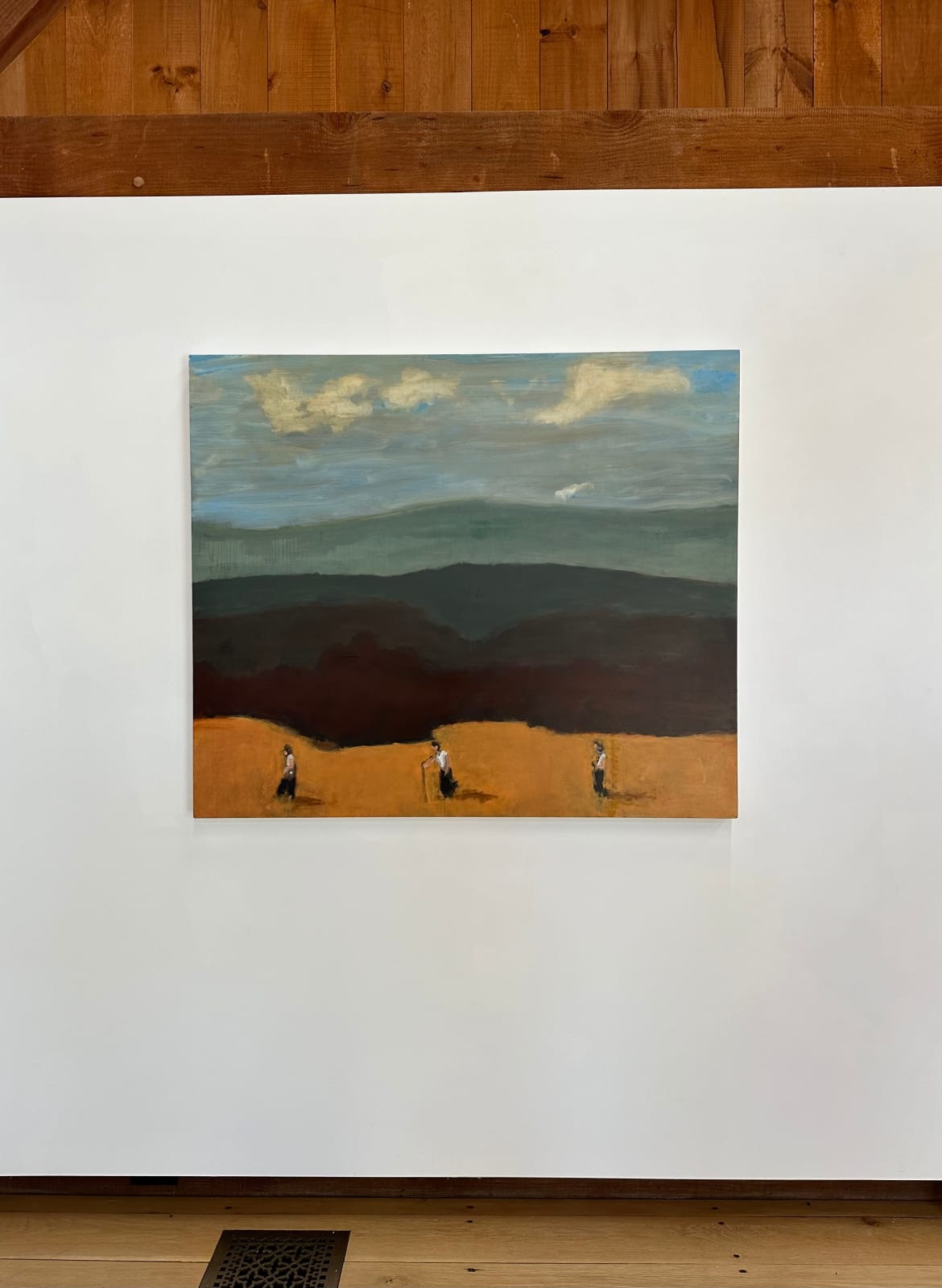David Konigsberg, Three Walkers, 2024
