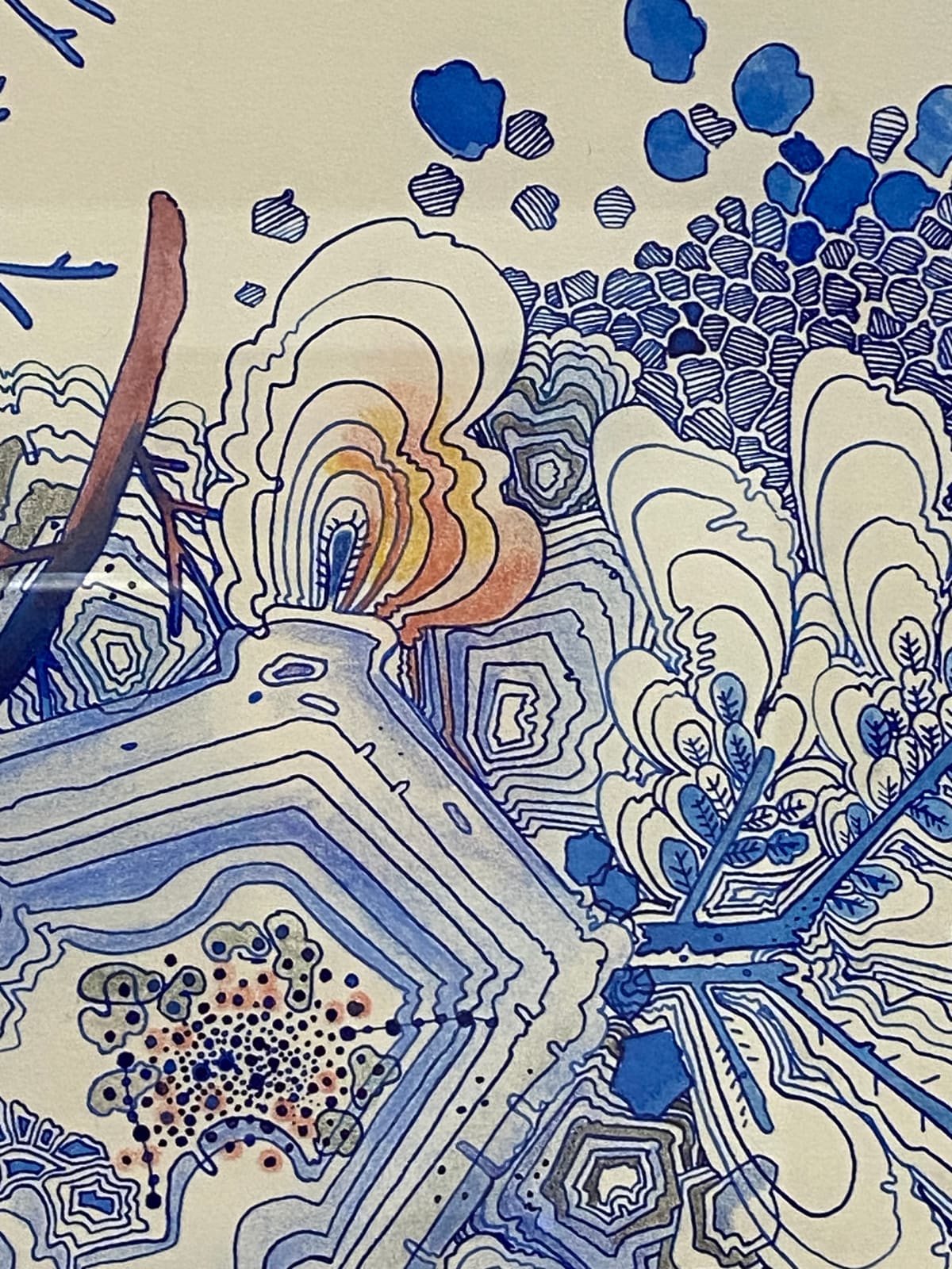 Sarah Morejohn, Snow Flora, Falling, 2020