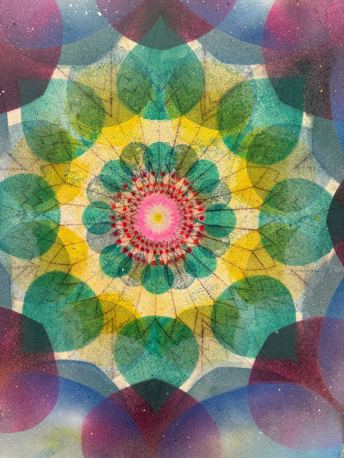 Mary Judge, Kaleidoscope Pop Green Blend, 2025