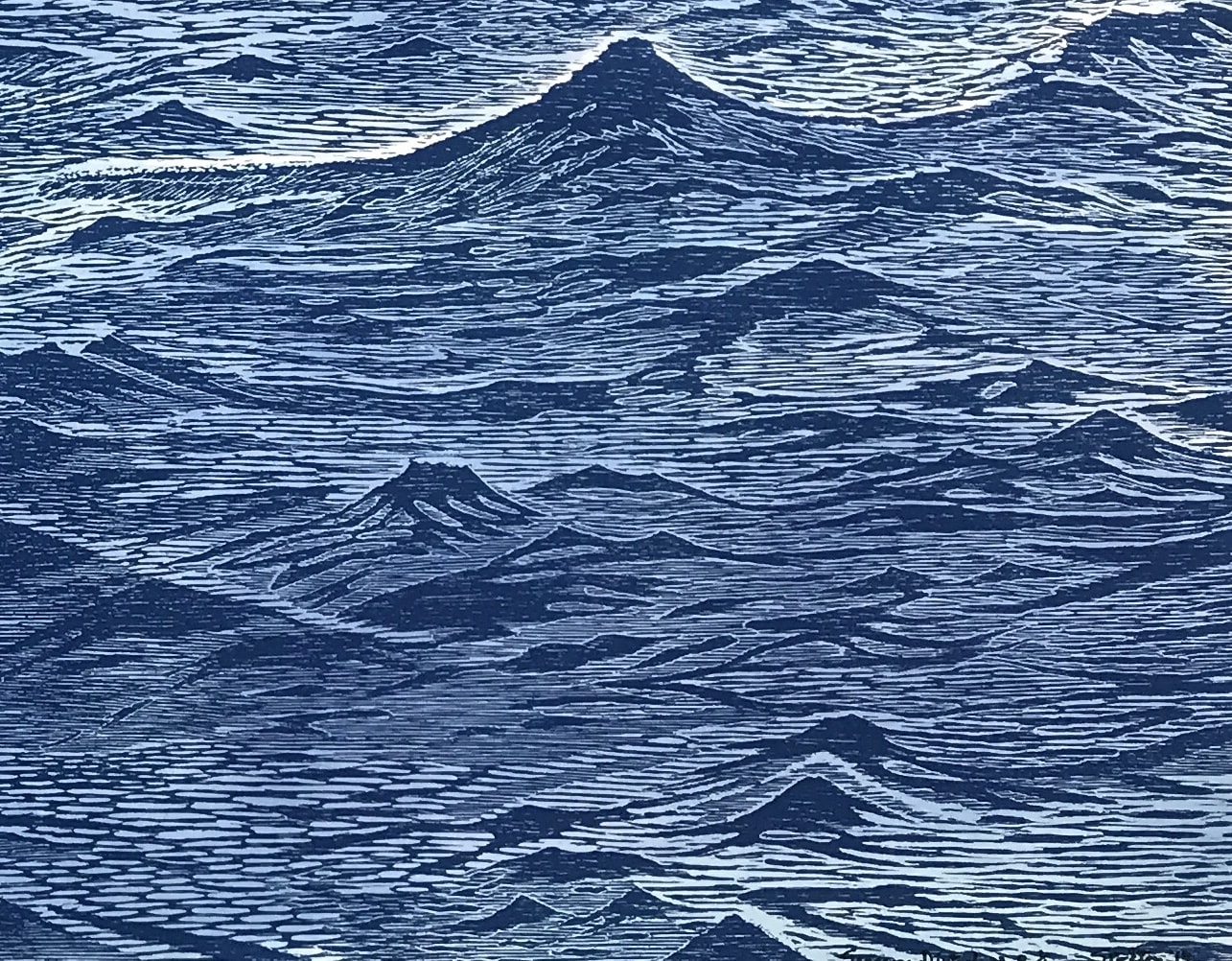 Eve Stockton, Seascape Diptych 23, 2019