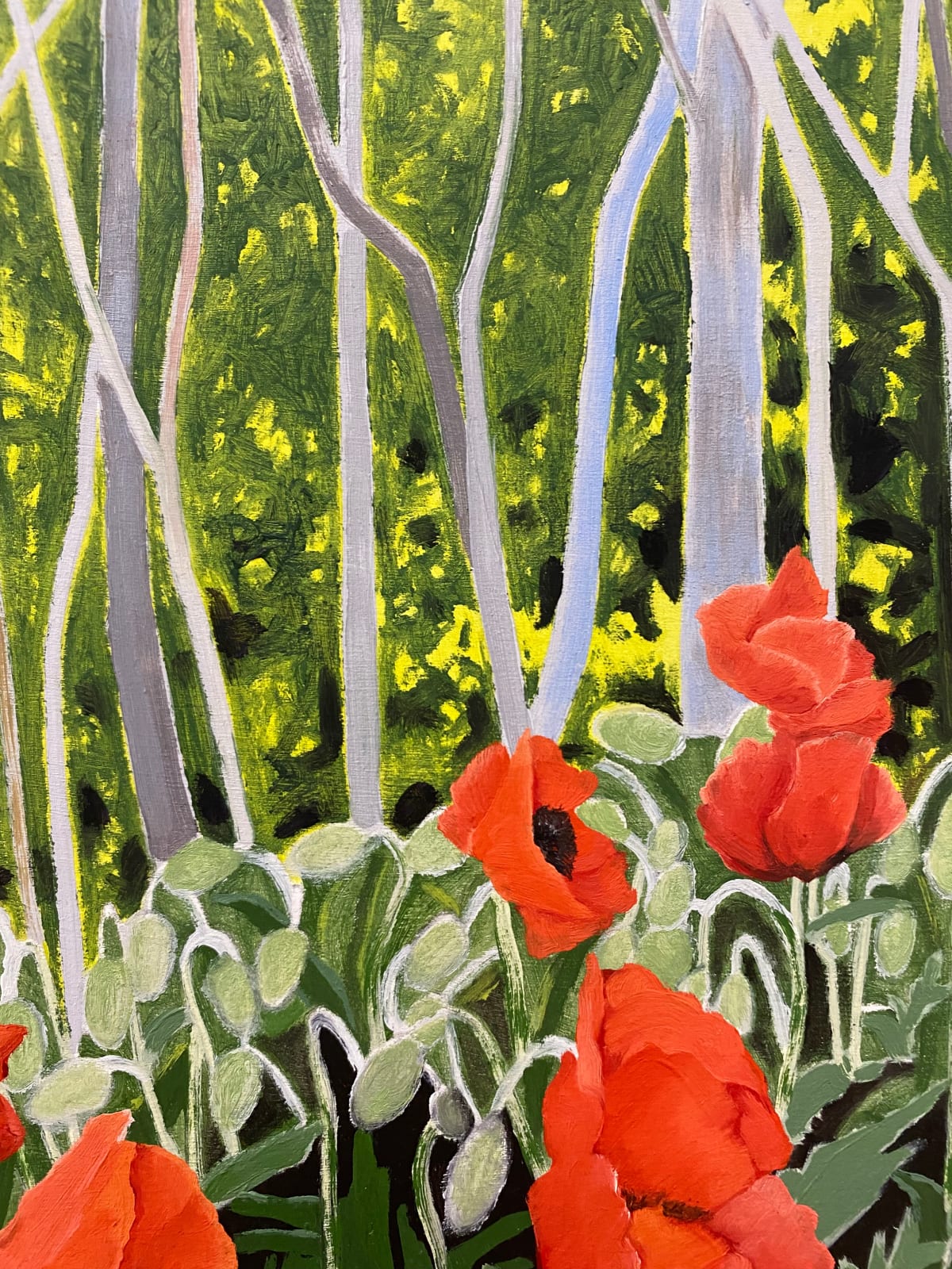 Amanda Acker, Post Office Poppies, 2021