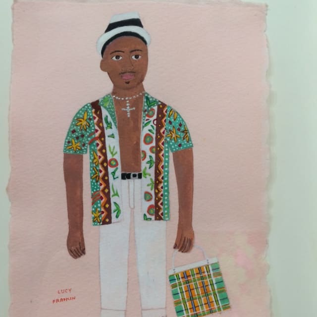 Additional Inventory, Lucy Fradkin, Untitled Pink Background