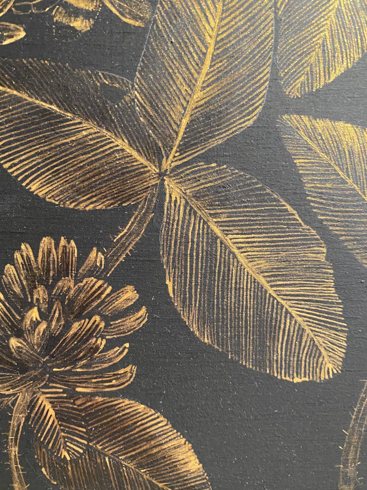 Margot Glass, Two Bees Diptych, 2020