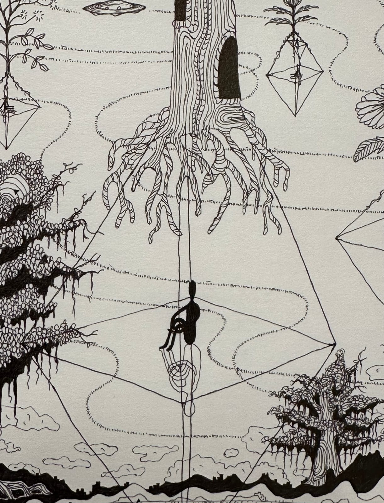Michiyo Ihara, Soul Flowers #26 "My axis", 2024