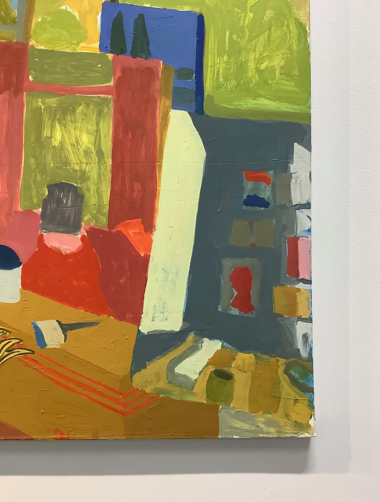 Sophie Treppendahl, Gold Studio Window, 2020