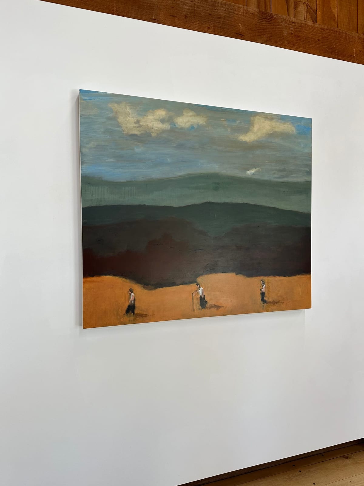 David Konigsberg, Three Walkers, 2024