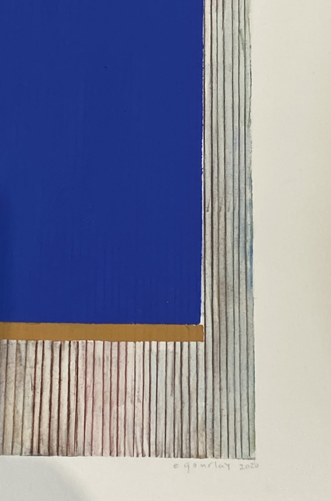 Elizabeth Gourlay (estate), Gray ultramarine, 2020