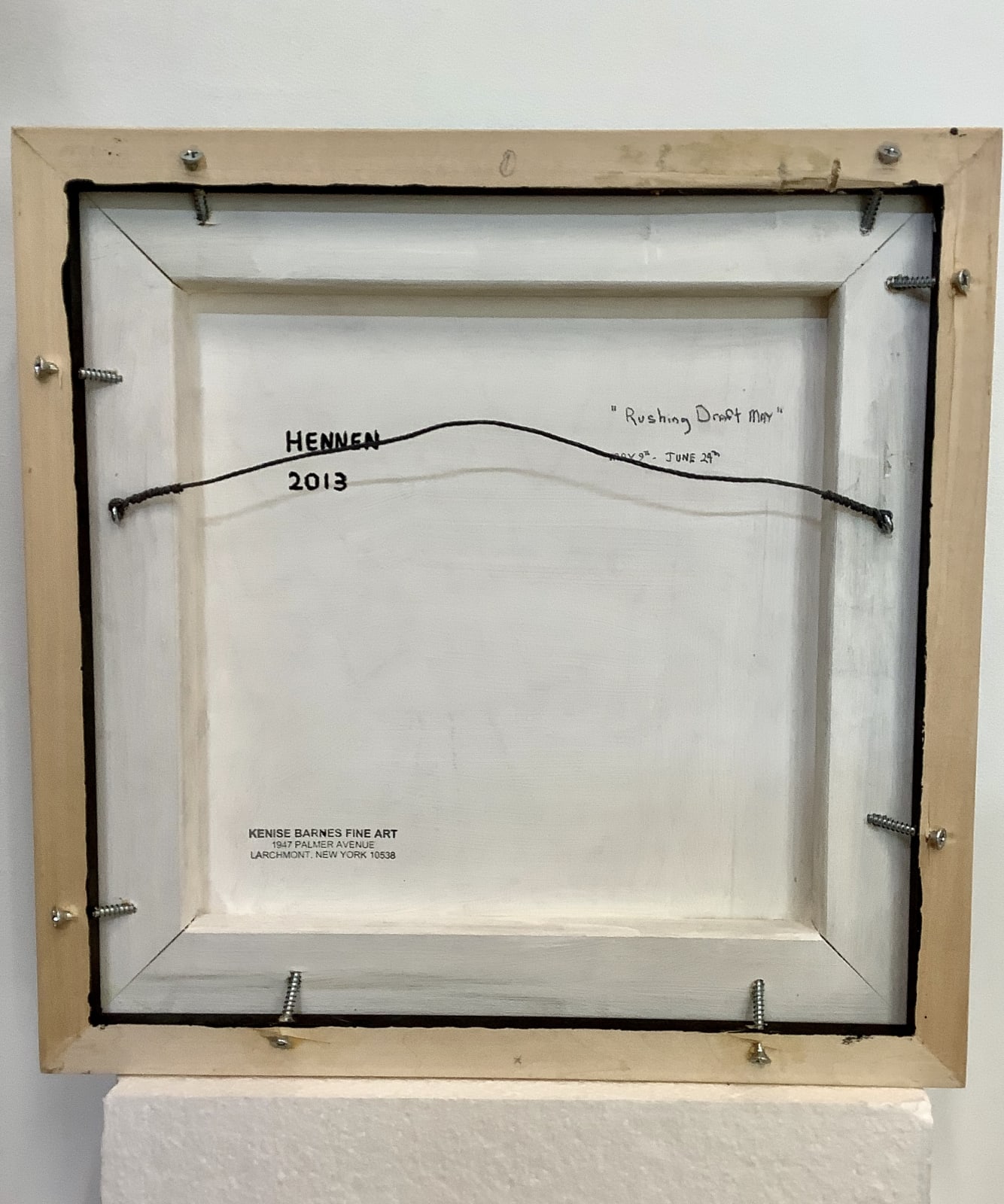 Gregory Hennen, Rushing Draft, May, 2014