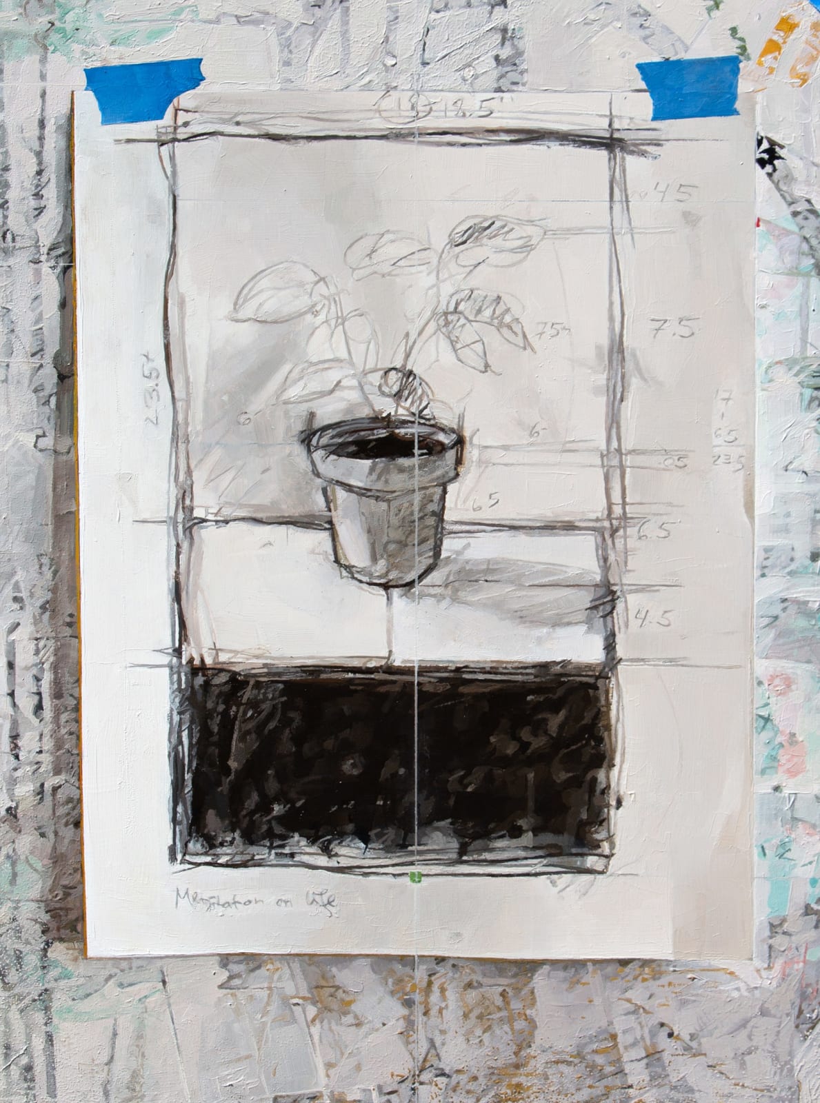 Brett Eberhardt, Elly's Drawing (Meditation on Life), 2021