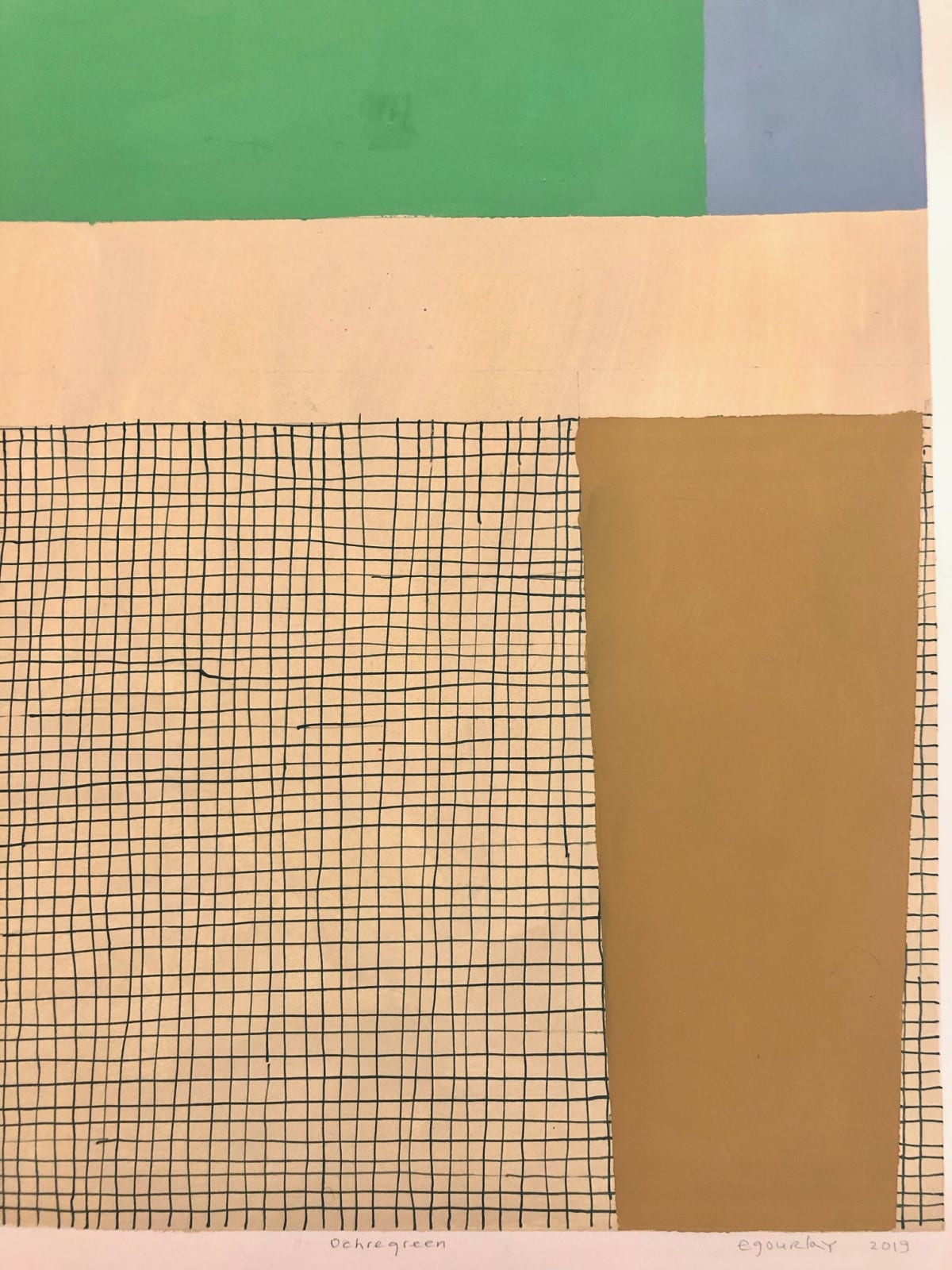 Elizabeth Gourlay (estate), Ochregreen, 2019