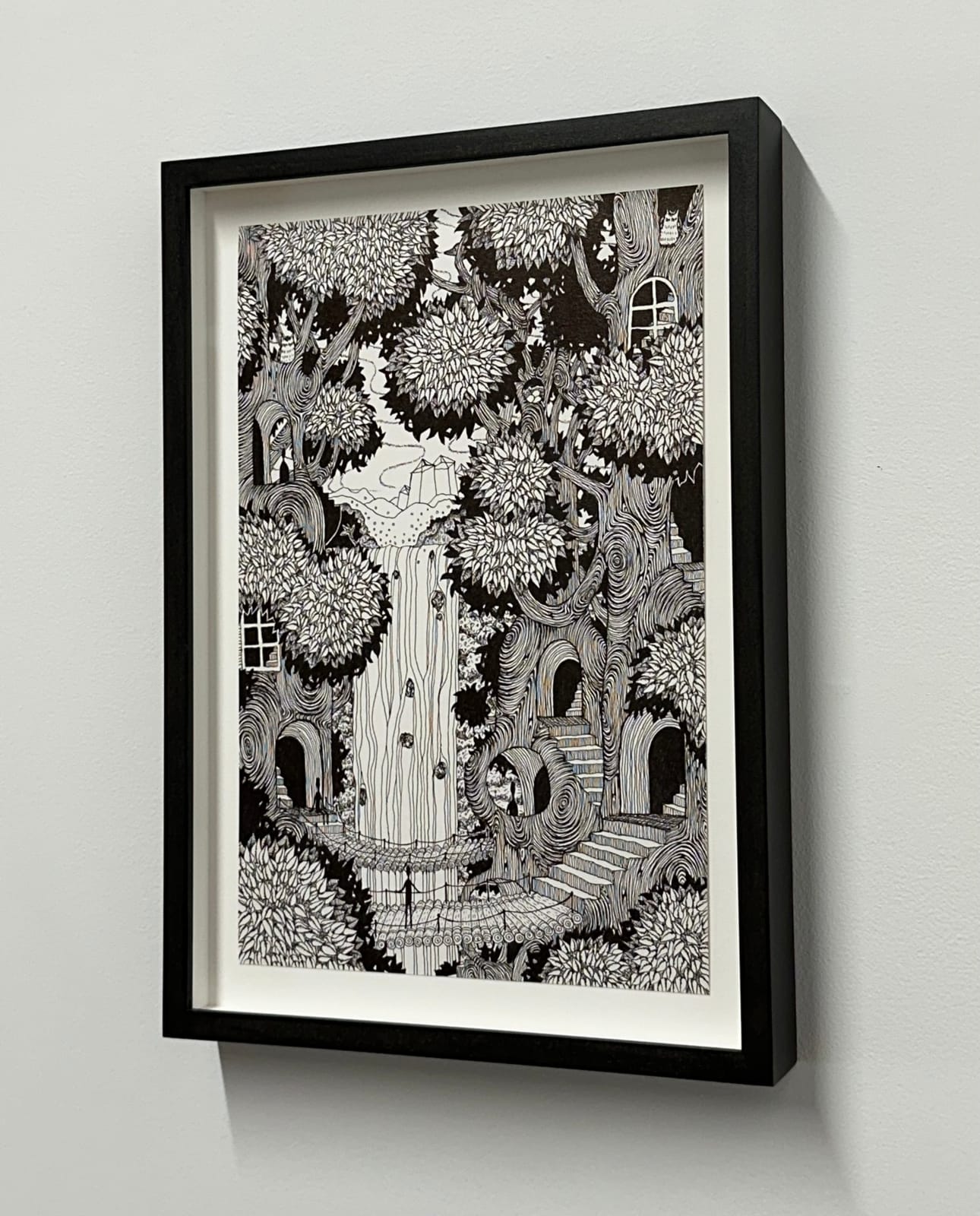 Michiyo Ihara, Soul Flowers #31 "Waterfall - forest life -", 2024