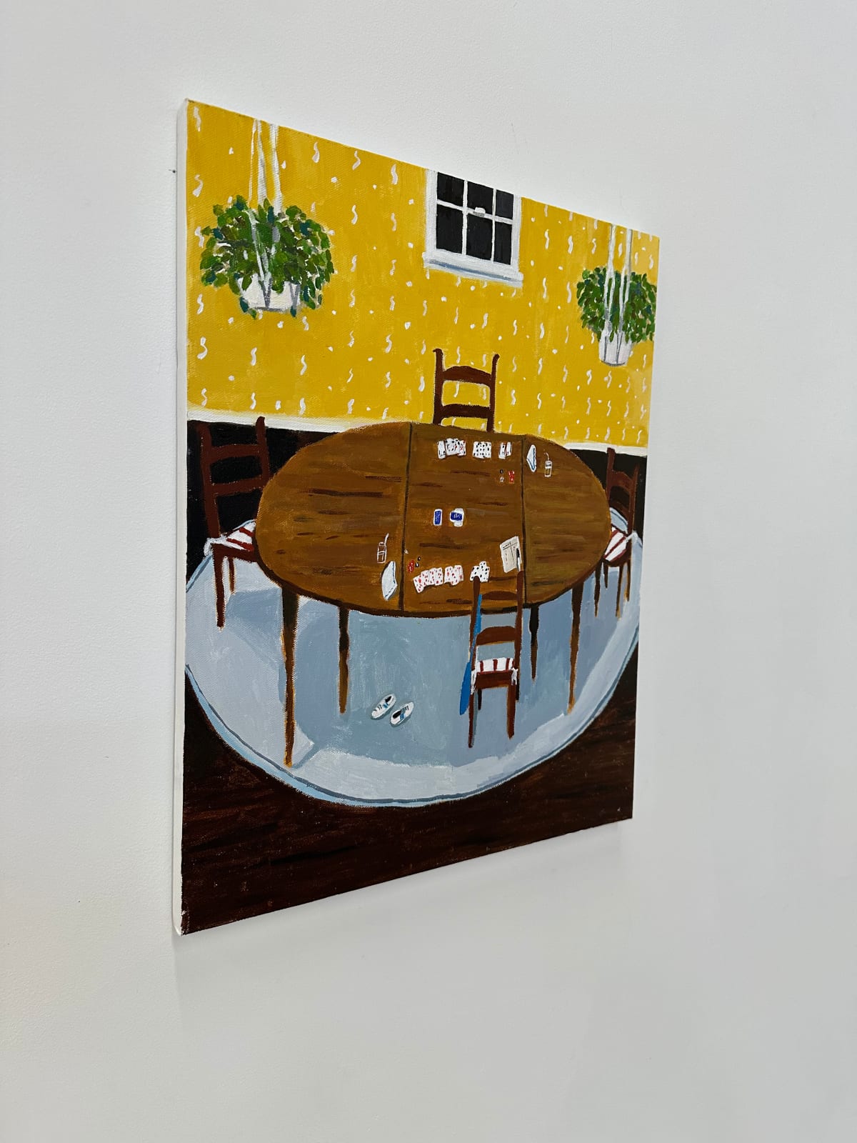 Polly Shindler, Gin Game In Yellow Room, 2023