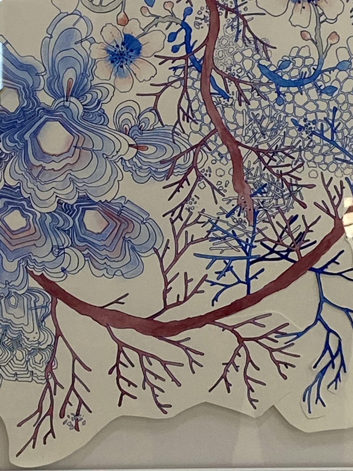 Sarah Morejohn, Falling Through Spring, 2020