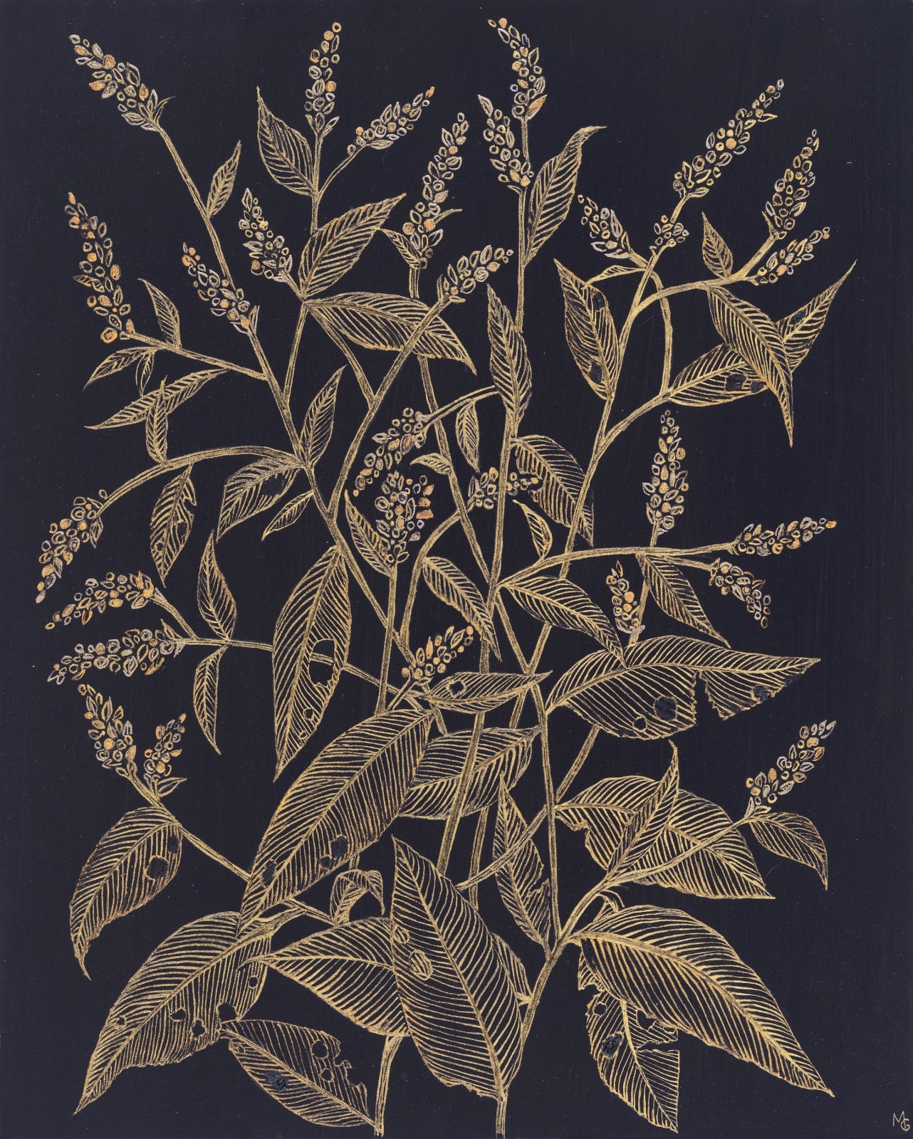 Margot Glass, Lady's Thumb #1, 2024